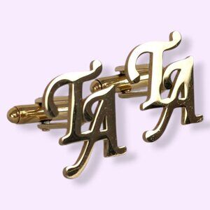 (2/$20) Vintage TA TA Cuff Links